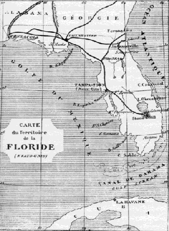 Mapa de la Florida